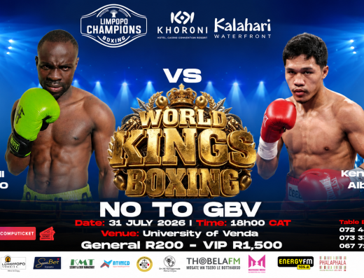UNIVERSITY OF VENDA BOXING TOURNAMENT – 31 JULY 2026